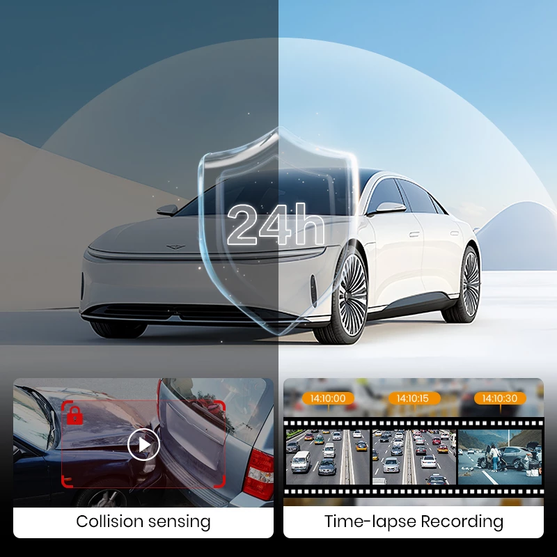 Imou T800 dashcam 4K Ultra HD Wi-Fi DC zwart