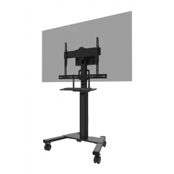 Toetsenbordplateau-kit Neomounts AV40-500BL voor 43–110 inch schermen, VESA tot 600x400, max. belasting 2,5 kg, 900×279×640 mm