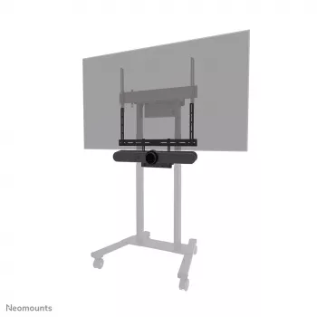 Videobar- en laptopplateau-kit Neomounts AV60-500BL voor 43–110 inch displays, VESA tot 600x400, max. belasting 8 kg, breedte 900 mm