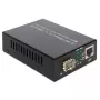 DeLOCK mediaconverter 1000Base-T naar SFP 1000 Mbit/s zwart