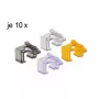 Kabelklem DeLOCK 86422 meerkleurig 40 stuks