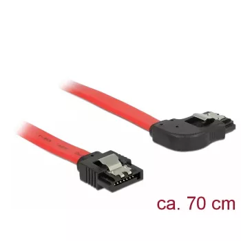 SATA-kabel DeLOCK 83970 0,7 m SATA 7-polig zwart rood