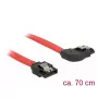 SATA-kabel DeLOCK 83970 0,7 m SATA 7-polig zwart rood