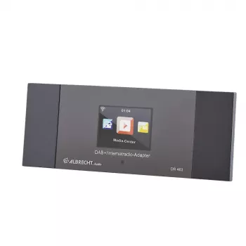 Albrecht DR 463 draagbare digitale radio grijs