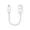 USB-kabel PureLink IS230 0,1 m USB-C naar USB-A wit