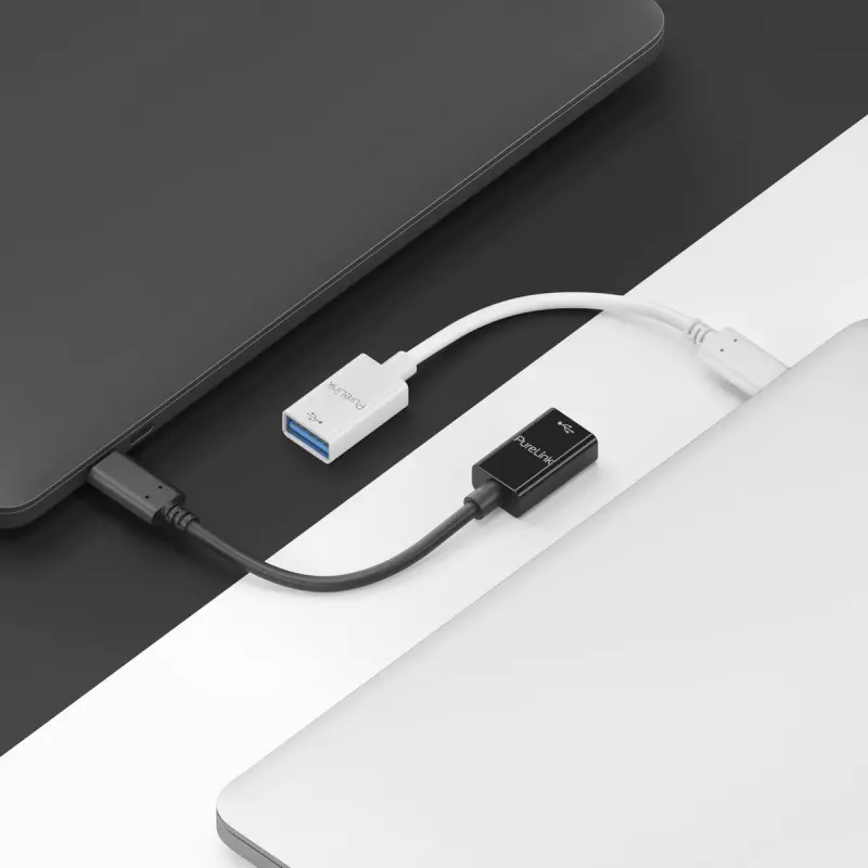 USB-kabel PureLink IS230 0,1 m USB-C naar USB-A wit