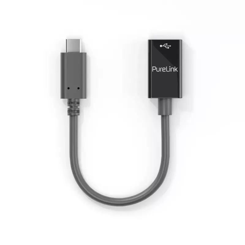 USB-kabel PureLink IS231 0,1 m USB-C USB-A zwart