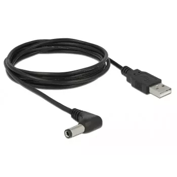 Stroomkabel DeLOCK 85588 USB A 1,5 m zwart