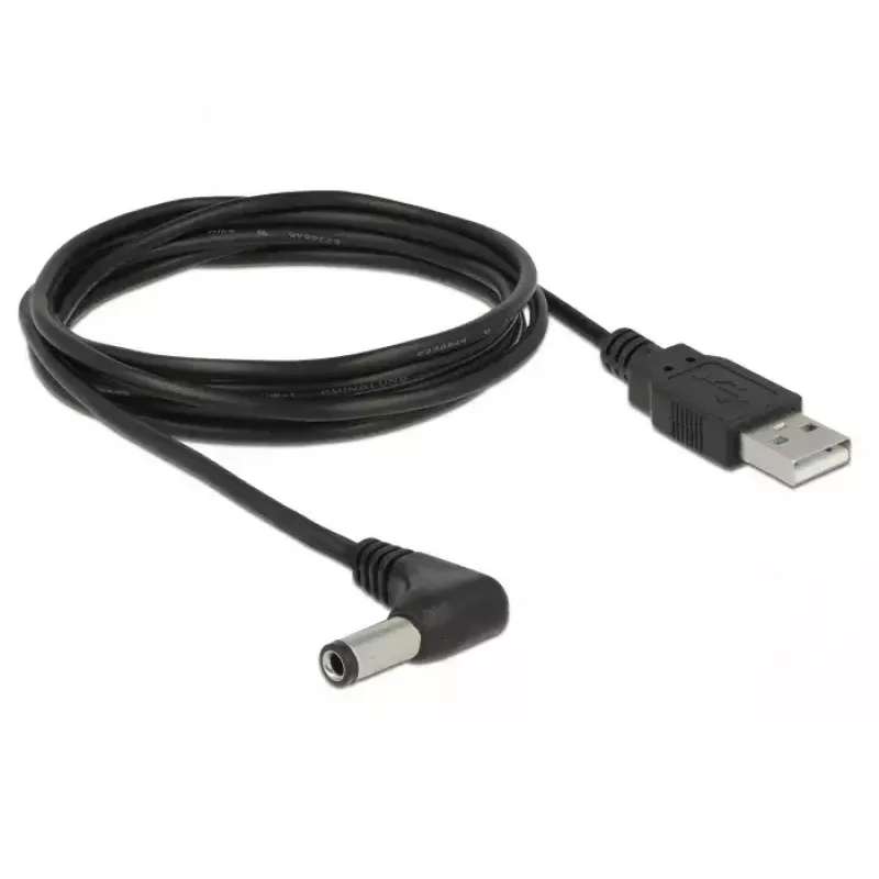 Stroomkabel DeLOCK 85588 USB A 1,5 m zwart