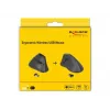 Muis Office DeLOCK 12622 rechtshandig RF draadloos optisch 1000 DPI