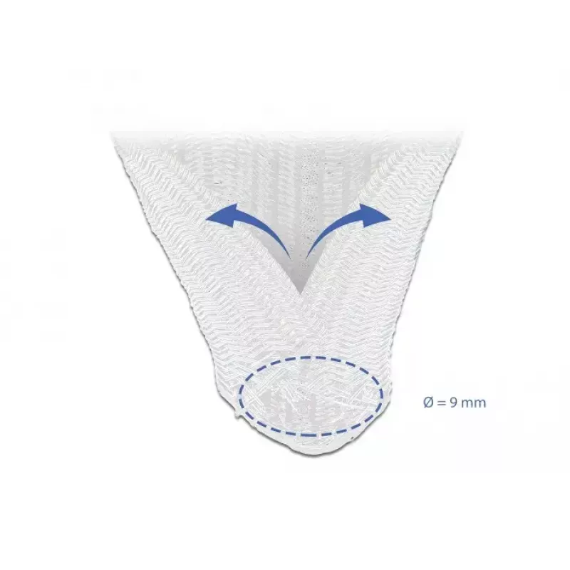 Kabelhuls DeLOCK 20697 wit