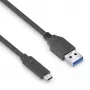 USB-kabel PureLink IS2611-010 USB 3.2 Gen 2 1m USB-C USB-A zwart