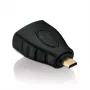 Kabeladapter HDMI microHDMI zwart PureLink X-HA050 verguld