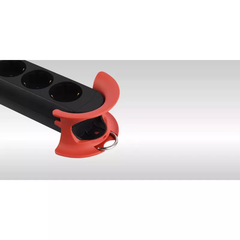Verlengsnoer Bachmann 500.100 5m indoor rood
