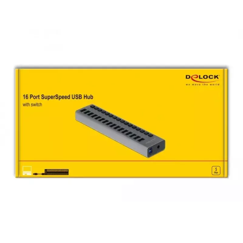 USB-hub DeLOCK 63739