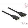 DisplayPort-kabel bus naar bus voor paneelmontage DeLOCK 87099