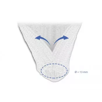 Vlechtslang DeLOCK 20808 5 m x 13 mm wit