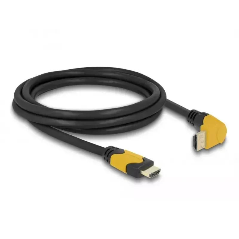 HDMI-kabel DeLOCK 86989 2m HDMI Type-A standaard zwart geel