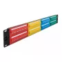 DeLOCK 19 inch patchpanel 48 poorten Cat.5e 2HE gekleurd RJ-45