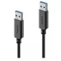 PureLink iSeries IS2401-020 USB-A naar USB-A-kabel, USB 3.1 Gen 1, 2 m, zwart