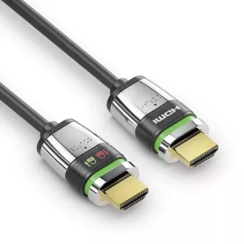 FiberX FX-I355-010 HDMI-kabel 10 m HDMI Type-A standaard grijs zilver