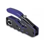 DeLOCK 90577 kabelkrimptang krimpgereedschap zwart blauw breedte 62 mm lengte 135 mm hoogte 20 mm