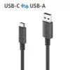 USB-kabel PureLink PI6100-020 2m USB 3.2 Gen 2 USB A USB C zwart