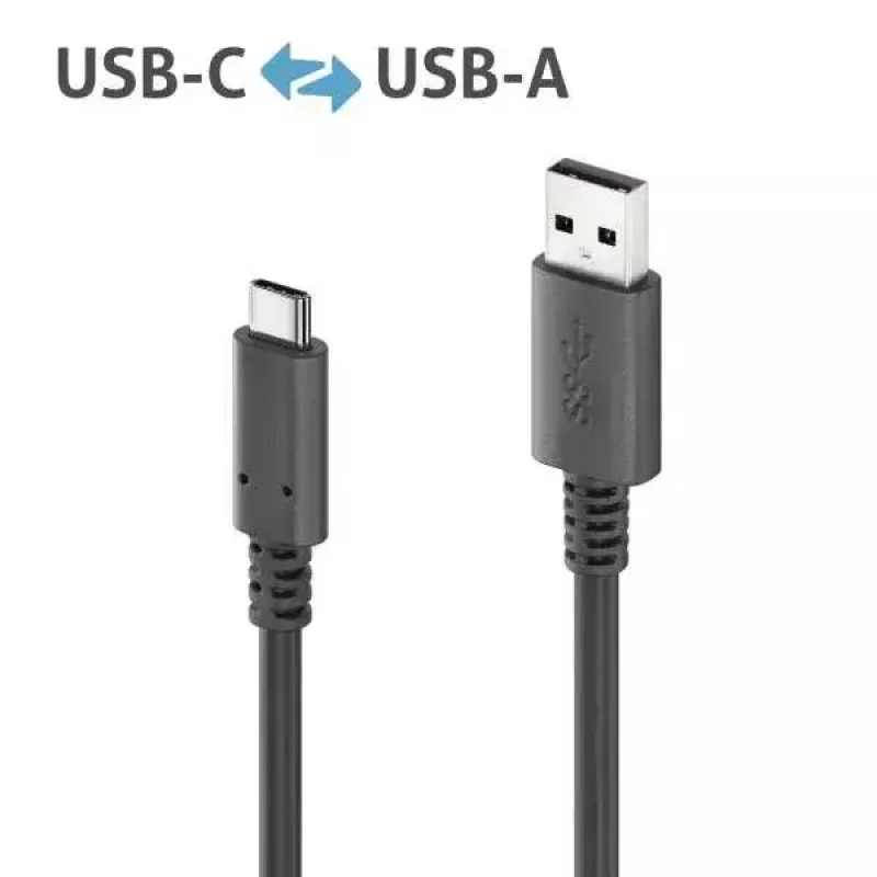 USB-kabel PureLink PI6100-020 2m USB 3.2 Gen 2 USB A USB C zwart