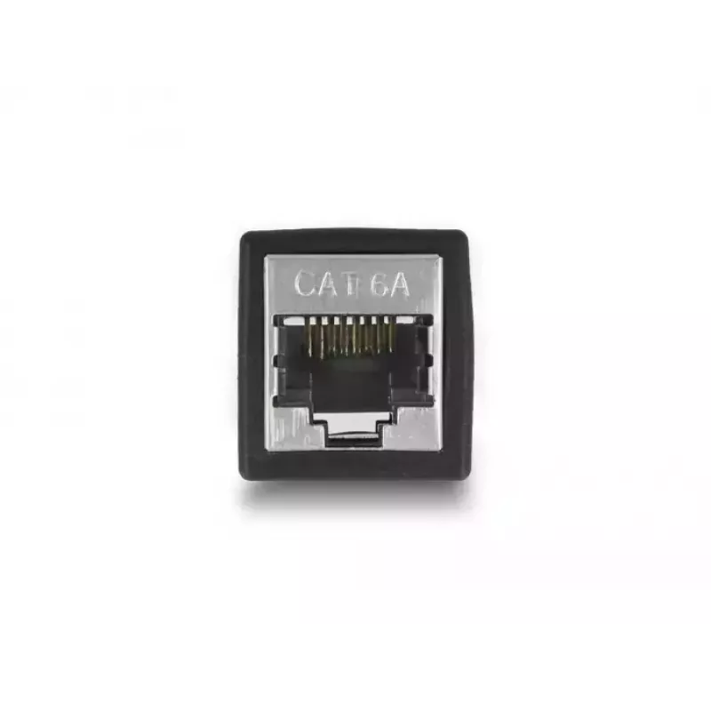 DeLOCK adapter RJ45-bus naar RJ45-bus Cat.6A zwart