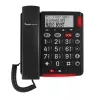 Analoge telefoon amplicomms BigTel 50 Alarm Plus nummerherkenning donkergrijs