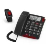 Analoge telefoon amplicomms BigTel 50 Alarm Plus nummerherkenning donkergrijs
