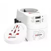 Power Plug Adapter Skross 61663 Universeel Wit 100-250V 2,4A USB
