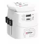 Power Plug Adapter Skross 61663 Universeel Wit 100-250V 2,4A USB