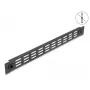 Geventileerde blindplaat DeLOCK 19 inch 66985 zwart metaal 1U