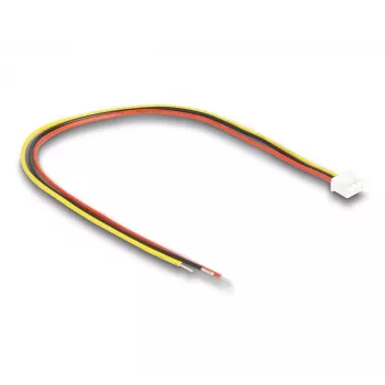 DeLOCK verbindingskabel voor 3-pins cameramodules V8 10 cm zwart rood geel