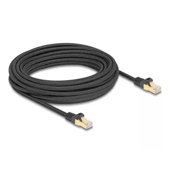 DeLOCK RJ45-netwerkkabel Cat.6A S/FTP 10m zwart