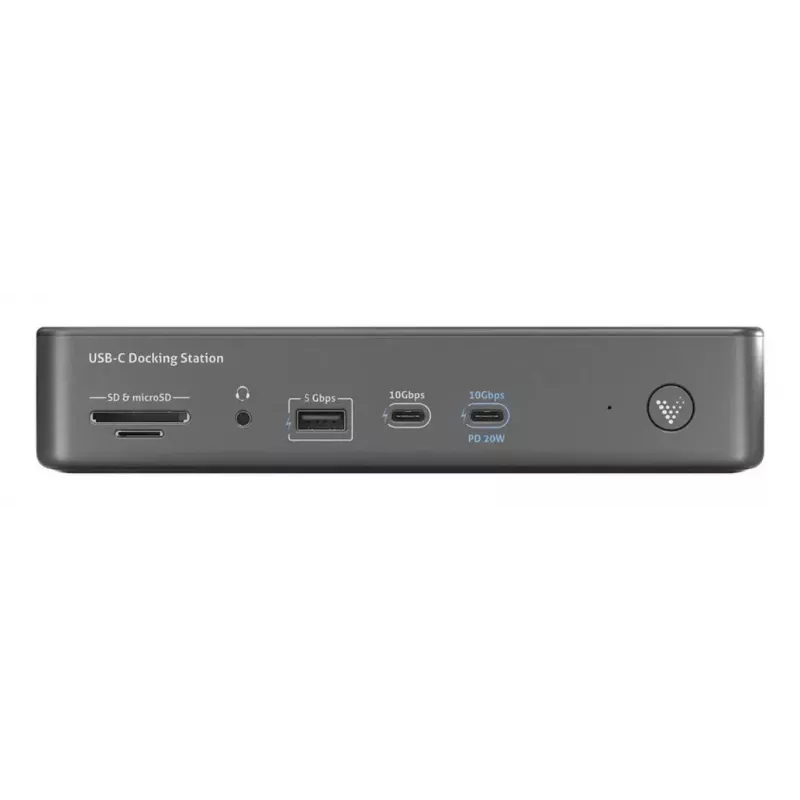 Dockingstation PureLink VL-D230DL USB 3.2 Gen 2 Type-C grijs bedraad