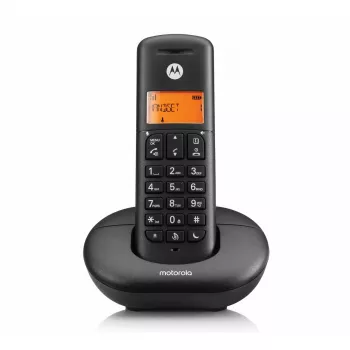 Draadloze DECT-telefoon MOTOROLA E201 — draadloze handset met handsfree functie, tot 50 aanmeldingen