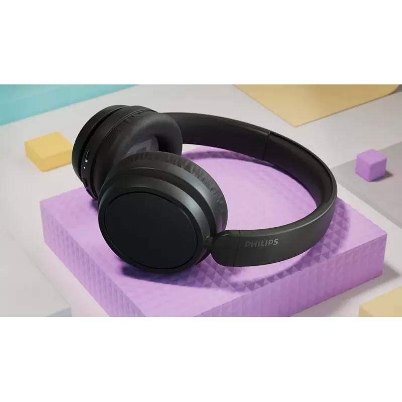Headset Philips TAH5209BK/97 (5000-serie) — draadloze Bluetooth over-ear, 20–20000 Hz, 10 m bereik, 223 g, zwart