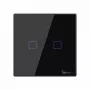 Touch-lichtschakelaar Sonoff T3 EU TX WiFi RF 433 2-kanaals – wandgemonteerde slimme schakelaar, EU-touchpaneel