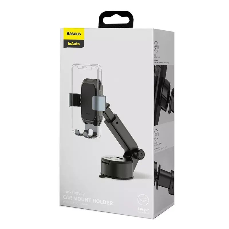 Actieve houder Baseus SUYL-TK01 mobiele telefoon smartphone zwart