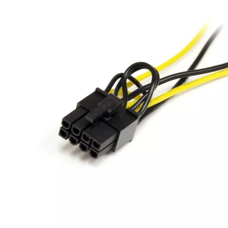StarTech.com 15,2 cm SATA-stroom naar 8-pin PCI Express grafische kaart stroomkabel-adapter