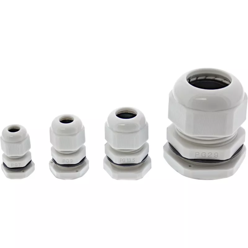 InLine kabelwartel nylon IP68 3,5 - 6 mm grijs 10 stuks