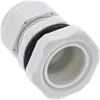Kabelwartel InLine 6–12 mm nylon IP68 grijs, 10-pack, buitendiameter 12 mm