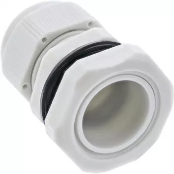 Kabelwartel InLine 6–12 mm nylon IP68 grijs, 10-pack, buitendiameter 12 mm