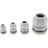 Kabelwartel InLine 6–12 mm nylon IP68 grijs, 10-pack, buitendiameter 12 mm