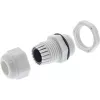 Kabelwartel InLine 6–12 mm nylon IP68 grijs, 10-pack, buitendiameter 12 mm