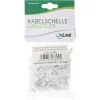 InLine 100 stuks verpakking vierkante kabelklem 10mm wit