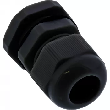 Kabelwartel InLine 44012B nylon IP68 voor kabel Ø6–12 mm, zwart, 10-pack