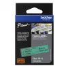 Brother FLE-7511 labeltape zwart op groen